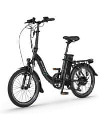 Eco Bike Even električni bicikl, sklopivi, 14,5 Ah/522 Wh, crna