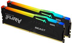 Kingston Fury Beast memorija (RAM), 16GB (2x8GB) 5200MT/s, DDR5, CL40 (KF552C36BBEAK2-16)
