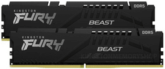 Kingston Fury Beast memorija (RAM), 16GB (2x8GB), 5200MT/s, DDR5, CL40, crna (KF552C36BBEK2-16)