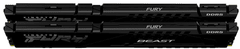 Kingston Fury Beast Black memorija (RAM), 16GB (2x8GB), 5600MT/s, DDR5, CL38 (KF556C36BBEK2-16)