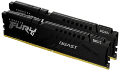 Kingston Fury Beast Black memorija (RAM), 16GB (2x8GB), 5600MT/s, DDR5, CL38 (KF556C36BBEK2-16)