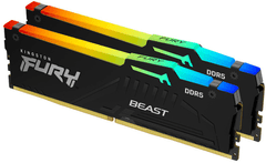 Kingston Fury Beast memorija (RAM), 64GB (2x32GB), 6000MT/s, DDR5, CL38 (KF560C36BBEAK2-64)