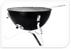 ProGarden Prijenosni roštilj KO-C83000390 roštilj na drveni ugljen s poklopcem 37 cm crni