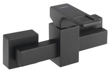 SAPHO FORATA crna mat zidna tuš miješalica