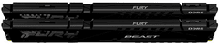Kingston Fury Beast Black memorija (RAM), 64GB (2x32GB), DDR5, CL40, XMP (KF560C40BBK2-64)
