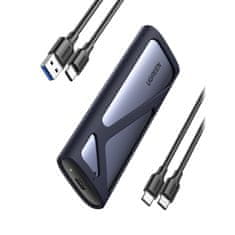 Ugreen SSD kućište M.2 USB 3.2 Gen 2 SuperSpeed USB 10Gbps sivo