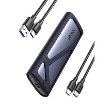 Ugreen SSD kućište M.2 USB 3.2 Gen 2 SuperSpeed USB 10Gbps sivo