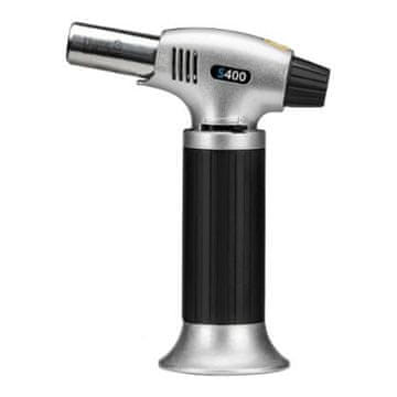 HOME & MARKER® Plinski brener za flambiranje i karameliziranje, profesionalni butanski gorionik s punjenjem i sigurnosnim zaključavanjem | FLAMBEGUN