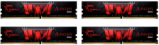 G.Skill Aegis memorija (RAM), 32GB (4x8GB), 3200MT/s, DDR4, CL16 (F4-3200C16Q-32GIS)