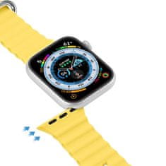 Dux Ducis Strap remen za Apple Watch 42/44/45mm, yellow