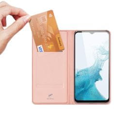Dux Ducis Skin Pro preklopna maska za Samsung Galaxy A23, ružičasta