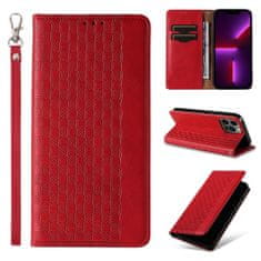MG Magnet Strap preklopna maska za Samsung Galaxy A34 5G, crvena