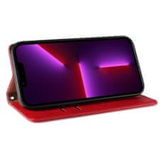 MG Magnet Strap preklopna maska za Samsung Galaxy S23 Ultra, crvena