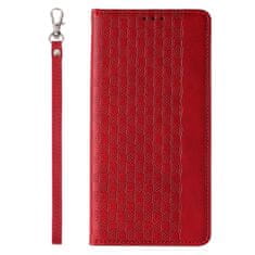 MG Magnet Strap preklopna maska za Samsung Galaxy A34 5G, crvena
