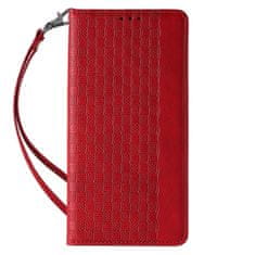 MG Magnet Strap preklopna maska za Samsung Galaxy A34 5G, crvena