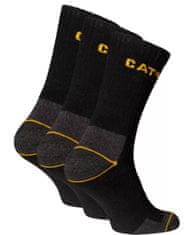 Caterpillar DYP394 muške radne čarape, 3 para, 46/50, crne