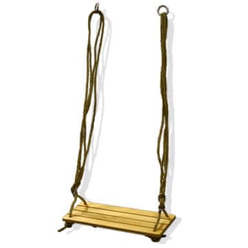 Master Dječja ljuljačka pravokutna 46 x 16,5 cm drvena