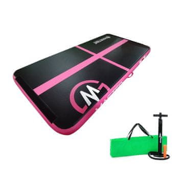 Master Airtrack prostirka na napuhavanje 200 x 100 x 10 cm - crno - roza
