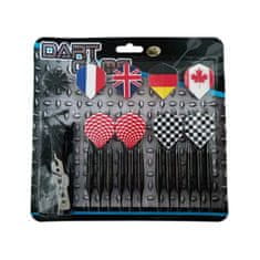 Master Pikado Black Plated Brass 12 kom - softtip 18g set