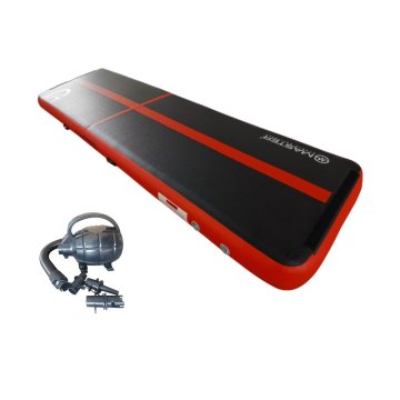 Master Akrobatska staza Airtrack 400 x 100 x 20 cm - crna i crvena