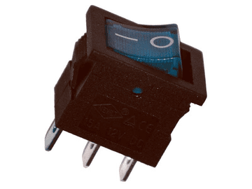 Kemot Prekidač 0-1 220V/3A plava