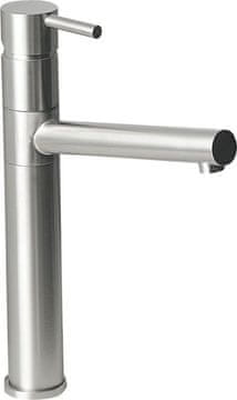 SAPHO MINIMAL Kuhinjska slavina s ravnim izljevom, mat nehrđajući čelik