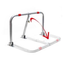 Wiltec Sklopiva parkirna barijera s bravom i reflektirajućim trakama