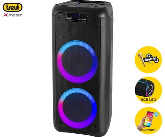 Trevi XF 600 KB prijenosni karaoke zvučnik, Bluetooth, 80 W