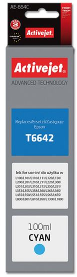 ActiveJet tinta Epson T6642, 100 ml, cyan (AE-664C)