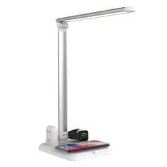 Symfony LED stolna svjetiljka s bežičnim punjenjem 4-u-1, 10 W, 29698