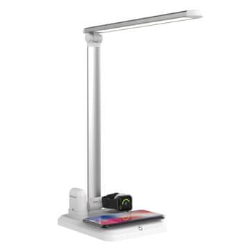 Symfony LED stolna svjetiljka s bežičnim punjenjem 4-u-1, 10 W, 29698