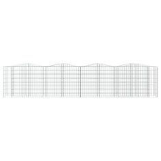 Vidaxl Lučna gabionska povišena gredica 400x50x100cm pocinčano željezo