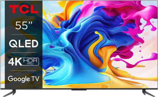 TCL 55C645 4K UHD QLED televizor, Smart TV