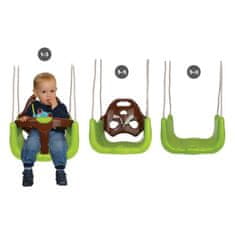 JS 3u1 ljuljačka, do 35 kg, zeleno/smeđa (63374)