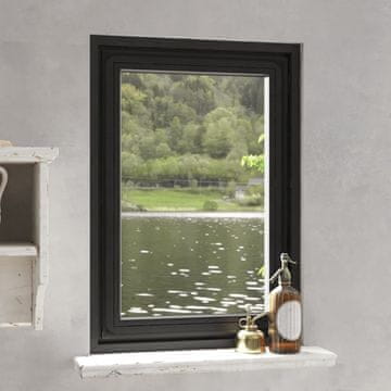 Vidaxl Magnetna mreža za prozore, antracit, 80x120 cm