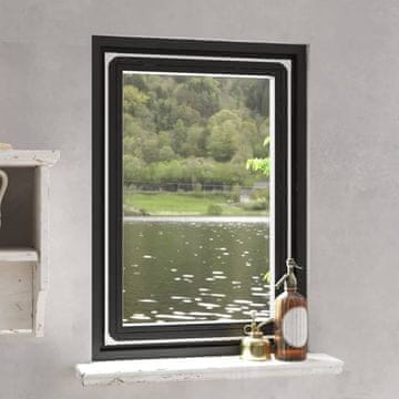 Vidaxl Magnetna mreža protiv insekata za prozor, bijela, 80 x 120 cm