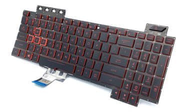 Ultra Parts Pozadinsko osvjetljenje tipkovnice Asus ROG FX504 FX505 FX705 FX80 FZ80 ZX80 FX80G ZX80G GL703GM