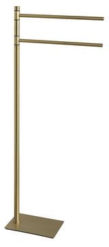 Gedy Stalak za Ručnike TRILLY Zlatni, Mat, Četverokutni Design