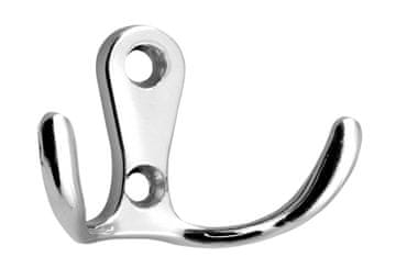 AQUALINE Dva-kuka za kupaonicu, kromirana završna obrada