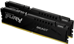 Kingston Fury Beast memorija (RAM), 16GB (2x8GB), 6000MT/s, DDR5, CL36, EXPO (KF560C36BBEK2-16)