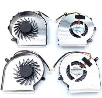 Ultra Parts Ventilator za GPU + CPU MSI GE62 GE72 GL62 GL72 PE60 4-pinski