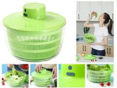 Verkgroup Električna baterija. sušara za salatu i povrće 4L - centrifuga USB