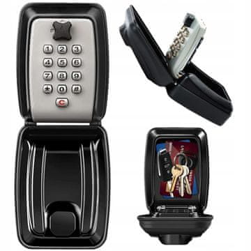 Dexxer Kombinirani zidni sef za ključeve i kartice do 12 brojeva