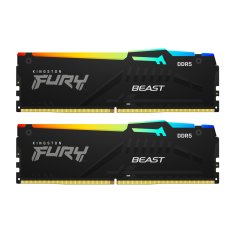 Kingston Memorija Fury Beast (RAM), RGB, 32GB (2x16GB), DDR5-5600, DIMM, PC5-38400, CL36, 1.25V (KF560C36BBEAK2-32)