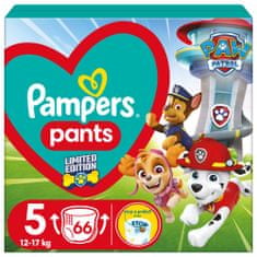 Pampers Active Baby Pants Paw Patrol hlače pelene, veličina 5 (12-17 kg), 66 pelena