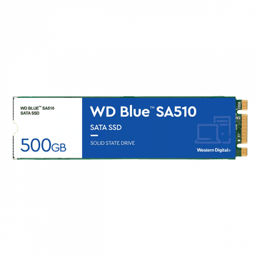 Western Digital SA510 SSD disk, 500 GB, SATA, M.2 (WDS500G3B0B)