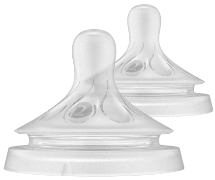 Philips Avent SCY962/02 silikonska duda, br. 2, 0m+, Natural Response