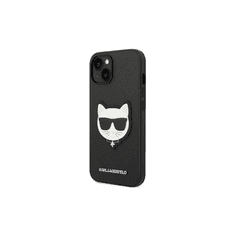 Karl Lagerfeld maska ​​za iPhone 14, Choupette Head, crna (KLHCP14SSAPCHK)