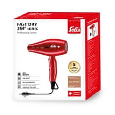Solis Fast Dry 360° Ionic Red sušilo za kosu