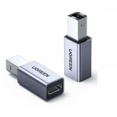  adapter USB-C ženski na USB-B, srebrna (20120)